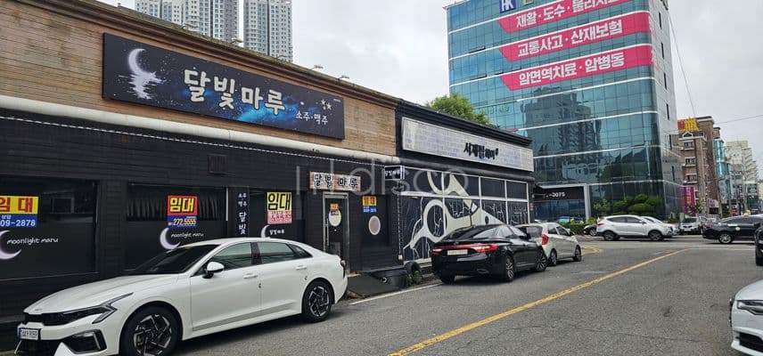 하당 이마트 맞은편 / 금호아파트 맞은편 1층 단층상가 임대  1