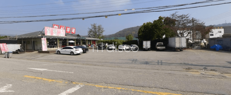 통행량 많은 39번국도변 진출입 용이한 주차장 넓은 식당임대 추천