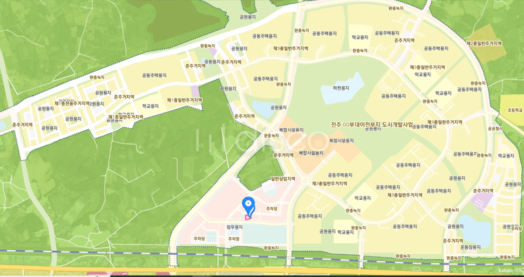 상업용지내 제1종근생시설임