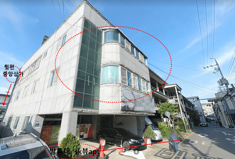 태평동 전주중앙상가, 한국방통대,sk뷰아파트 와 인접