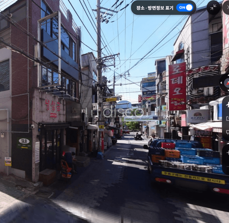 경대북문 메인상권.유동인구 많고 위치 최상.권리금 없음