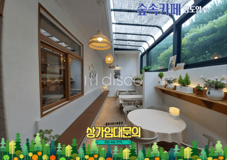 주차장 넓은 숲속 베이커리 카페  4