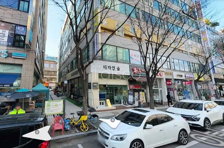 메인 보행자로 코너