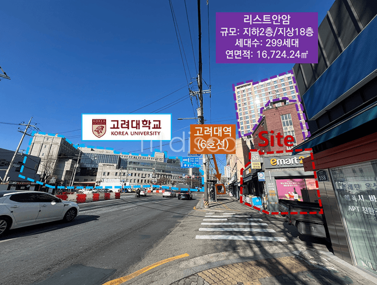 고려대6호선 4번 출구에서 도보 약 1분 초역세권 위치 7