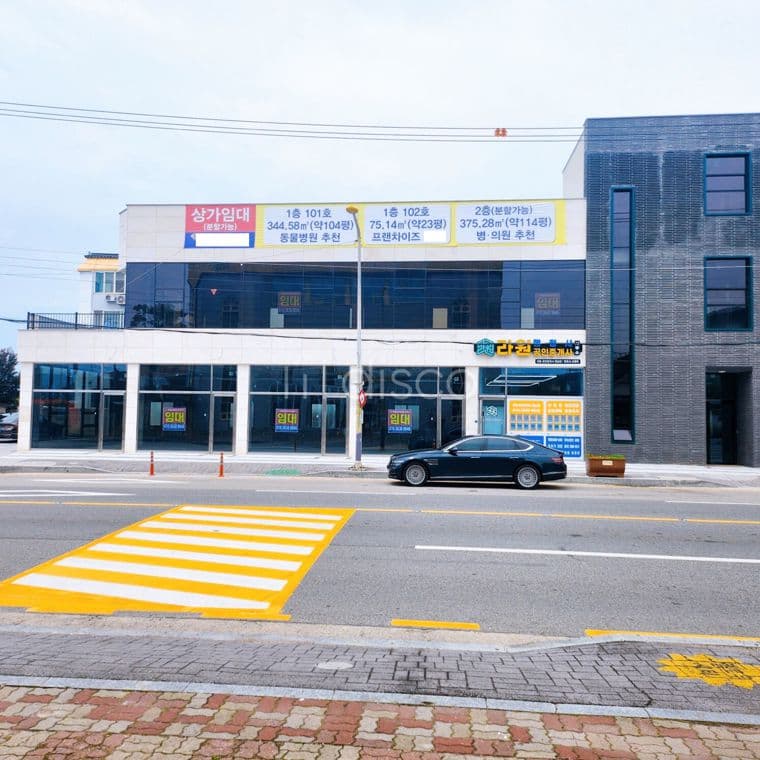 장성읍 소재지 신축 상가,16평씩 분할 가능, 총 64평 1